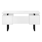 Computer Desk For Home Office, Laptop, Left, Right Set - Up, Storage Drawers, Contemporary & Modern - R&R Furniture Gallery (Fountain Valley, CA)