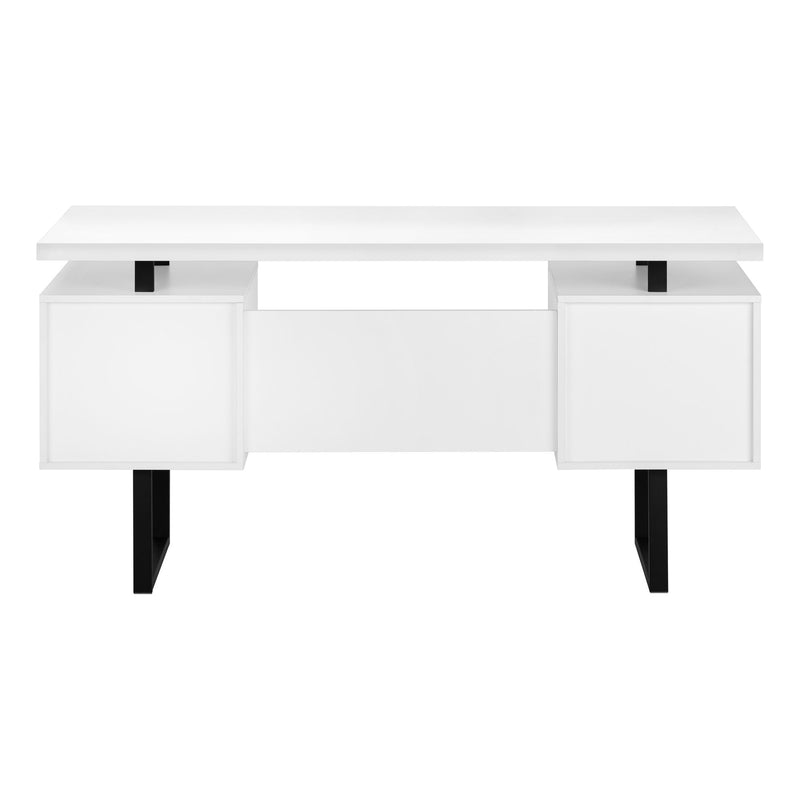 Computer Desk For Home Office, Laptop, Left, Right Set - Up, Storage Drawers, Contemporary & Modern - R&R Furniture Gallery (Fountain Valley, CA)