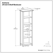 Amherst - 5 Shelf Bookcase, Handcrafted - R&R Furniture Gallery (Fountain Valley, CA)