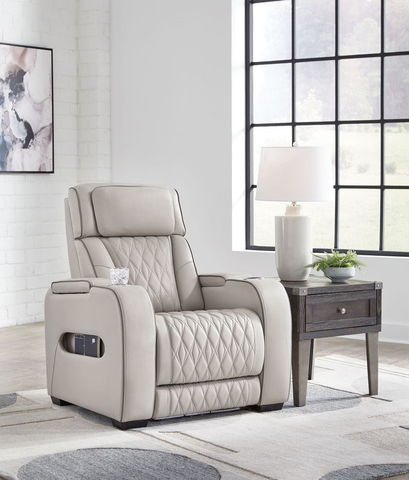 Boyington - Power Recliner/Adj Headrest - R&R Furniture Gallery (Fountain Valley, CA)