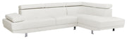 Comfort sectional sofa from Glory Furniture's Riveredge stationary sectional series, featuring plush cushions and modern design.
