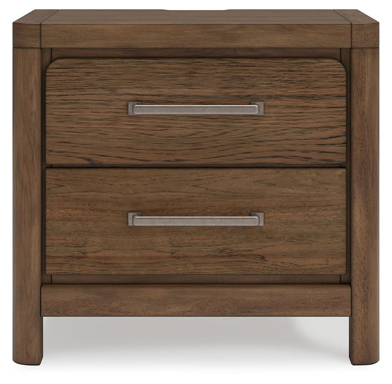 Cabalynn - Two Drawer Night Stand - Light Brown - R&R Furniture Gallery (Fountain Valley, CA)