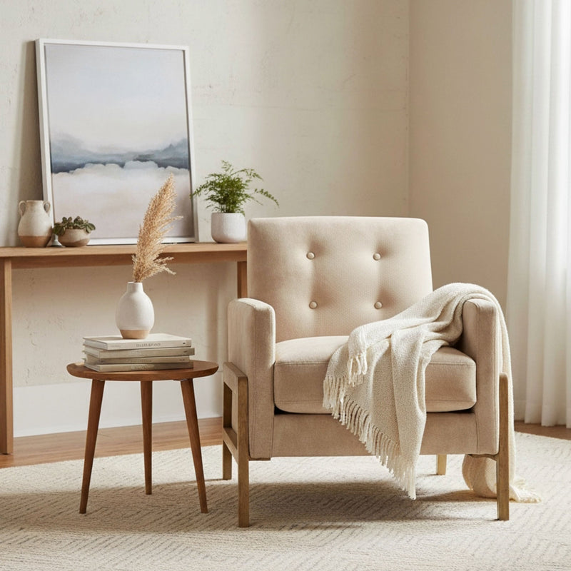 Matson - Tufted Back Accent Chair - R&R Furniture Gallery (Fountain Valley, CA)