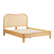 Grappa - Wood & Rattan Bed - R&R Furniture Gallery (Fountain Valley, CA)