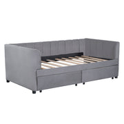 Upholstered Daybed With Ergonomic Design Backrest - R&R Furniture Gallery (Fountain Valley, CA)