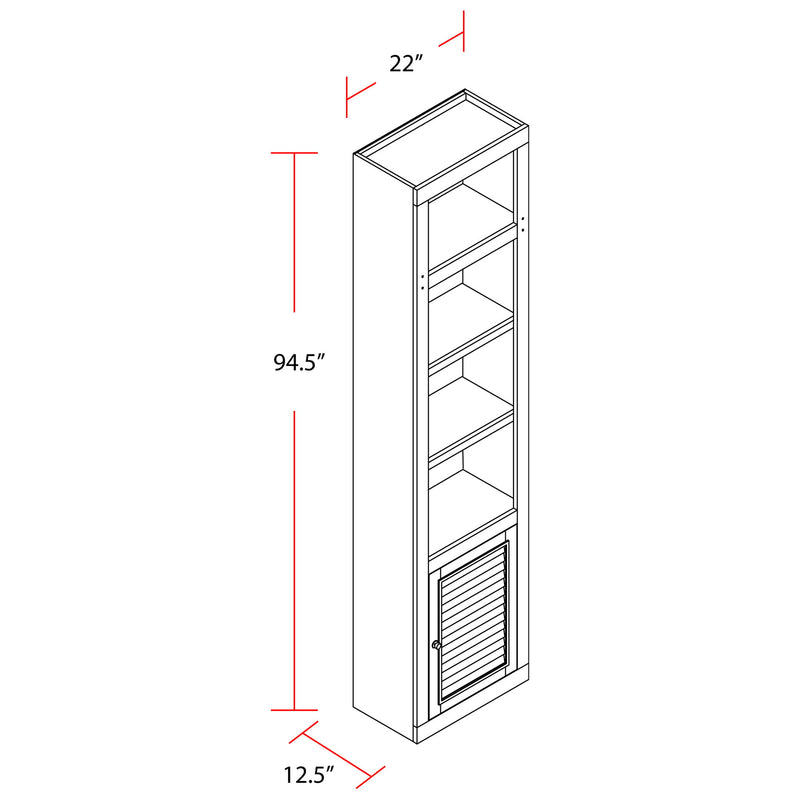 Boca - Open Top Bookcase