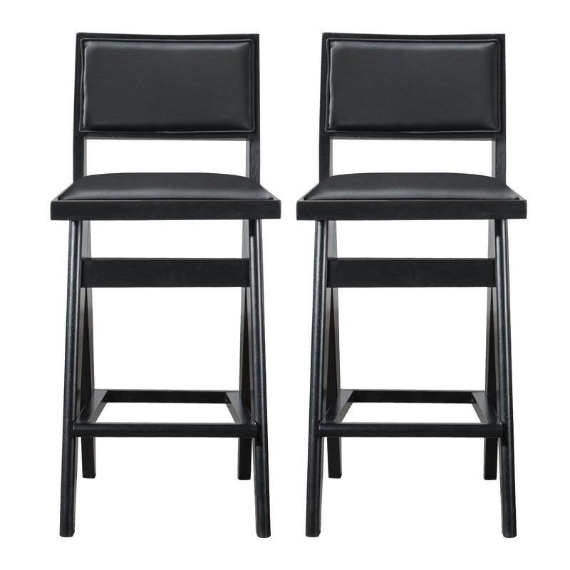 Keira - Bar Stool (Set of 2) - Black - R&R Furniture Gallery (Fountain Valley, CA)