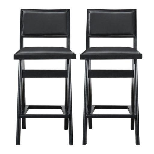 Keira - Bar Stool (Set of 2) - Black - R&R Furniture Gallery (Fountain Valley, CA)
