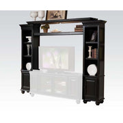 Ferla - Wood Entertainment Center - Black - R&R Furniture Gallery (Fountain Valley, CA)