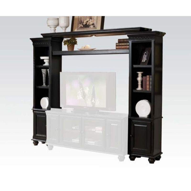Ferla - Wood Entertainment Center - Black - R&R Furniture Gallery (Fountain Valley, CA)