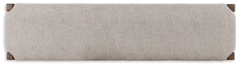 Cabalynn - Large Uph Dining Room Bench - Oatmeal / Light Brown - R&R Furniture Gallery (Fountain Valley, CA)