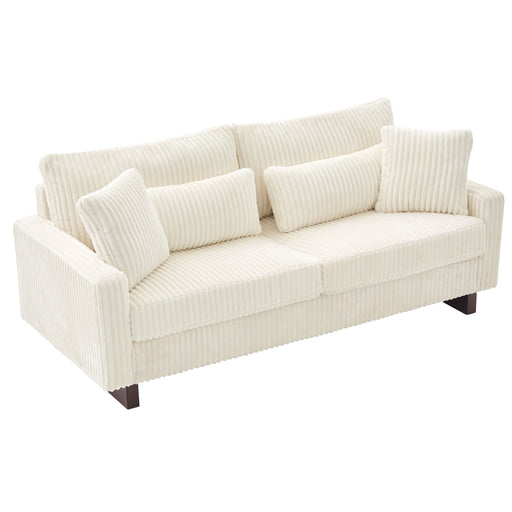 Modern Loveseat Sofa With 4 Pillows - R&R Furniture Gallery (Fountain Valley, CA)