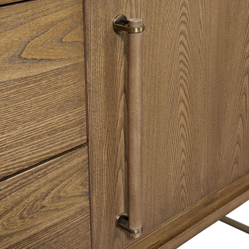 Base Sideboard - Light Brown - R&R Furniture Gallery (Fountain Valley, CA)