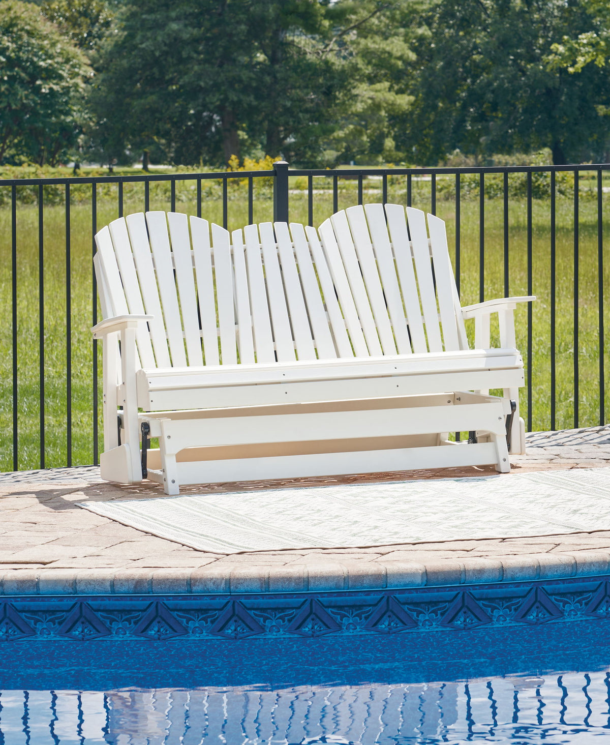 Hyland Wave - Glider Loveseat - R&R Furniture Gallery (Fountain Valley, CA)