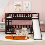 Low Bunk Bed With Slide, Fence And Ladder - R&R Furniture Gallery (Fountain Valley, CA)