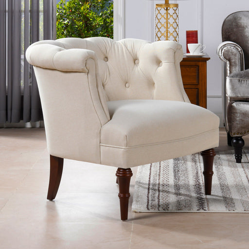 Katherine - Tufted Accent Chair - R&R Furniture Gallery (Fountain Valley, CA)