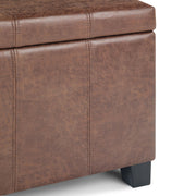 Dover - Upholstered Storage Ottoman Bench - R&R Furniture Gallery (Fountain Valley, CA)