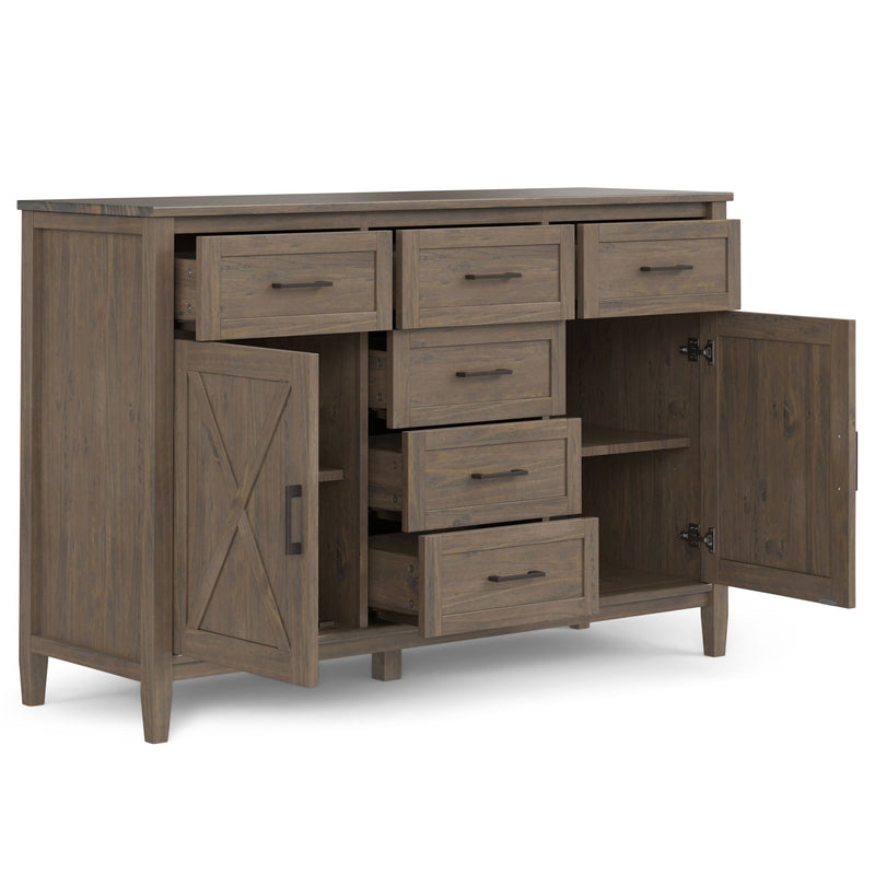 Ela - Sideboard - Smoky Brown - R&R Furniture Gallery (Fountain Valley, CA)