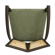 Mid Century Modern Arm Dining Chair Set With Rattan Backrest - R&R Furniture Gallery (Fountain Valley, CA)