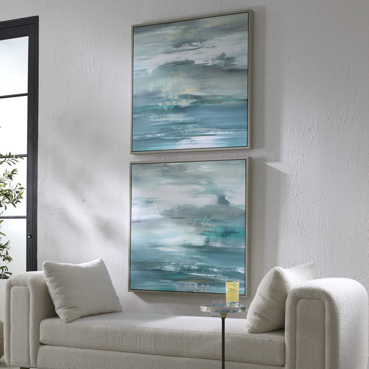 Tranquil State Of Mind - Framed Canvases (Set of 2)