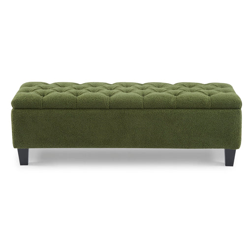 Ottoman Bench & Storage - Green - R&R Furniture Gallery (Fountain Valley, CA)