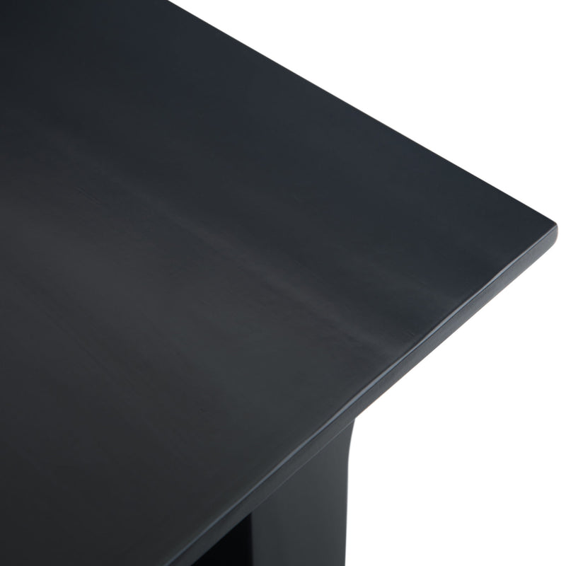 Handcrafted Acadian narrow side table by Simpli-Home with a wooden finish and simple design, perfect for small space accents.