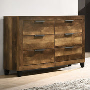 Morales - Dresser - Rustic Oak - R&R Furniture Gallery (Fountain Valley, CA)