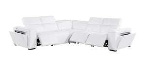 1224 - 6-Piece L-Shaped Sectional Sofa In With 3 Power Recliners & Power Headrests