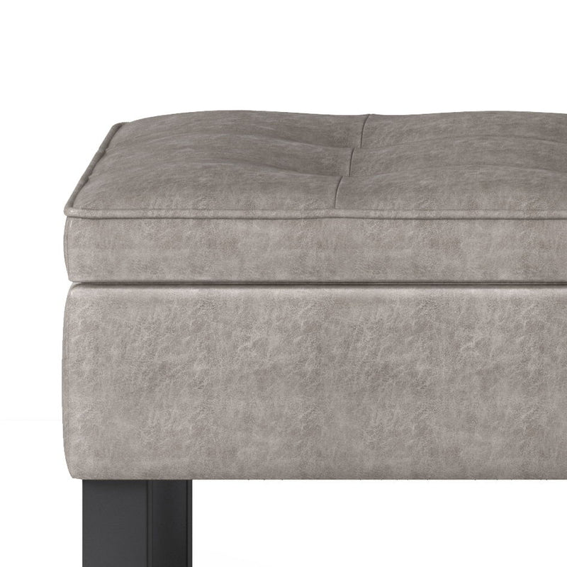 Cosmopolitan - Storage Ottoman Bench With Open Bottom - R&R Furniture Gallery (Fountain Valley, CA)