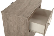Culverbach - Two Drawer Night Stand - Gray - R&R Furniture Gallery (Fountain Valley, CA)