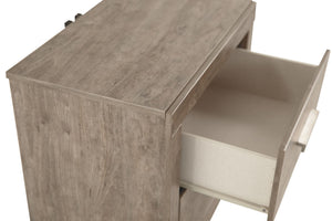 Culverbach - Two Drawer Night Stand - Gray - R&R Furniture Gallery (Fountain Valley, CA)