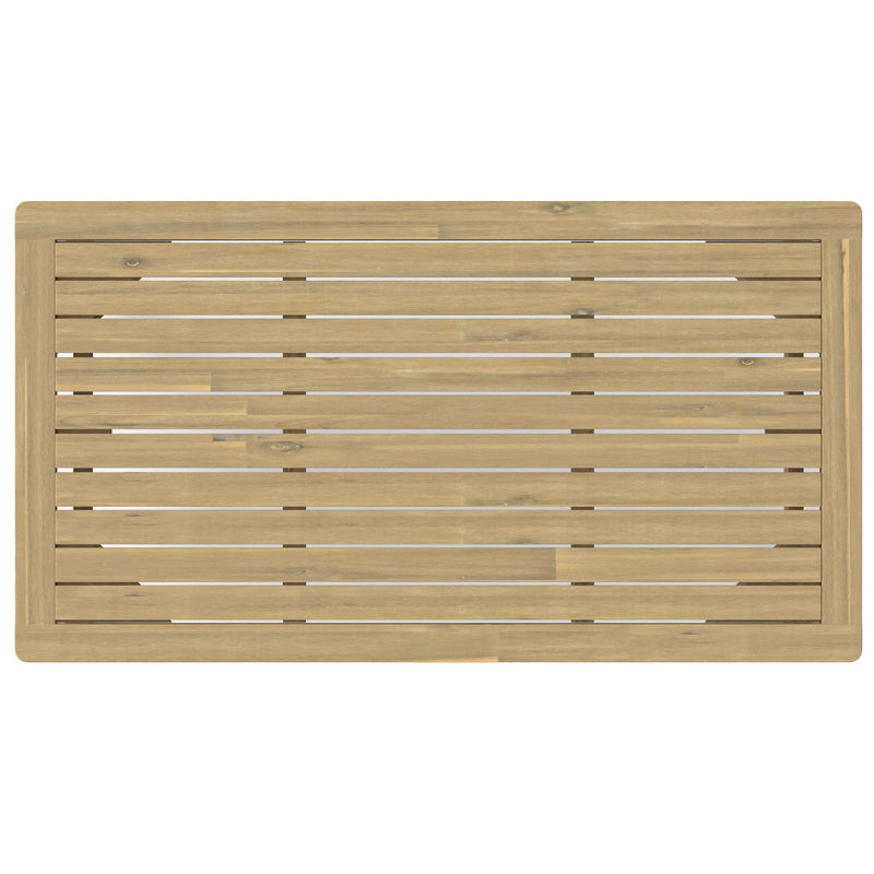 Palmetto - Outdoor Coffee Table - Light Teak - R&R Furniture Gallery (Fountain Valley, CA)
