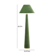 Graham - Velvet Floor Lamp - R&R Furniture Gallery (Fountain Valley, CA)