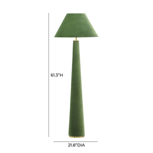 Graham - Velvet Floor Lamp - R&R Furniture Gallery (Fountain Valley, CA)