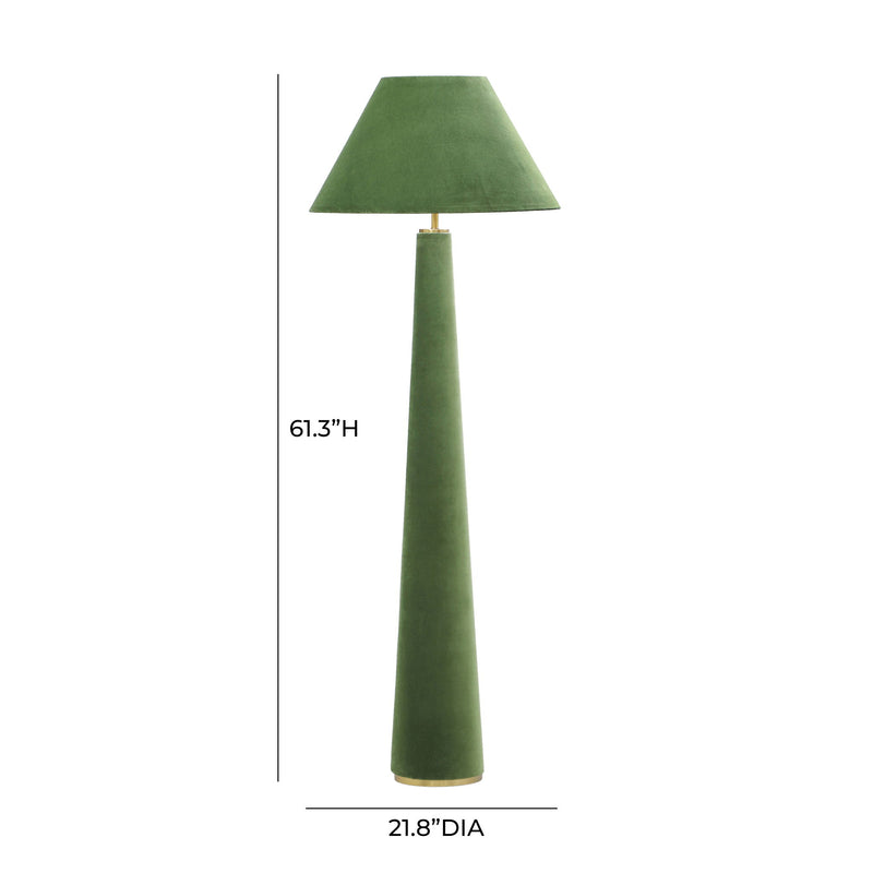 Graham - Velvet Floor Lamp - R&R Furniture Gallery (Fountain Valley, CA)