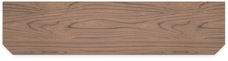 Landocken - XL TV Stand W/Fireplace Option - Brown / Blue - R&R Furniture Gallery (Fountain Valley, CA)