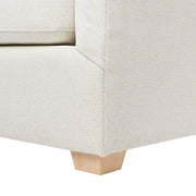 Ada - Flared Arm Contemporary Sofa With Lumbar Pillows - Flax White - R&R Furniture Gallery (Fountain Valley, CA)