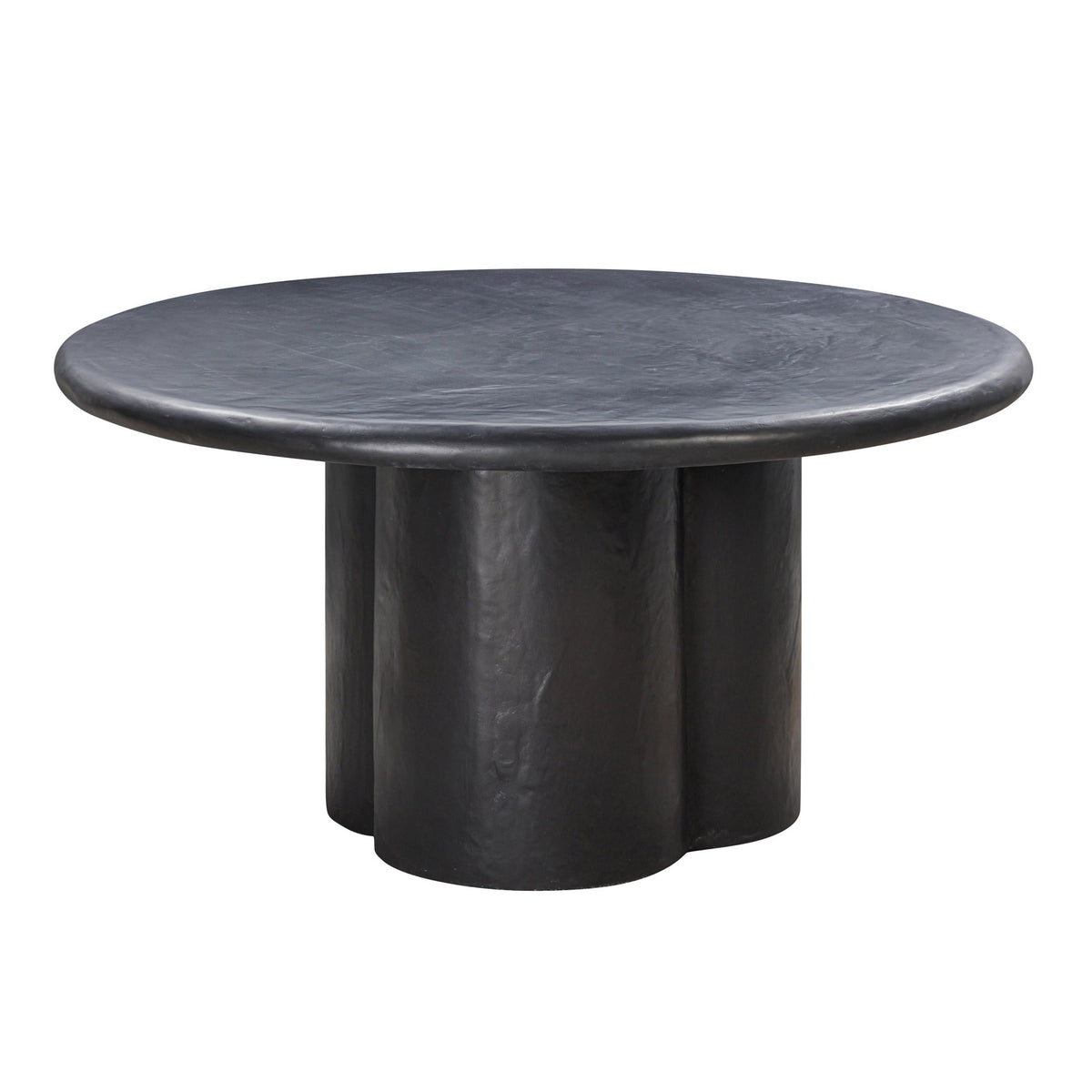 Elika - Faux Plaster Round Dining Table - R&R Furniture Gallery (Fountain Valley, CA)
