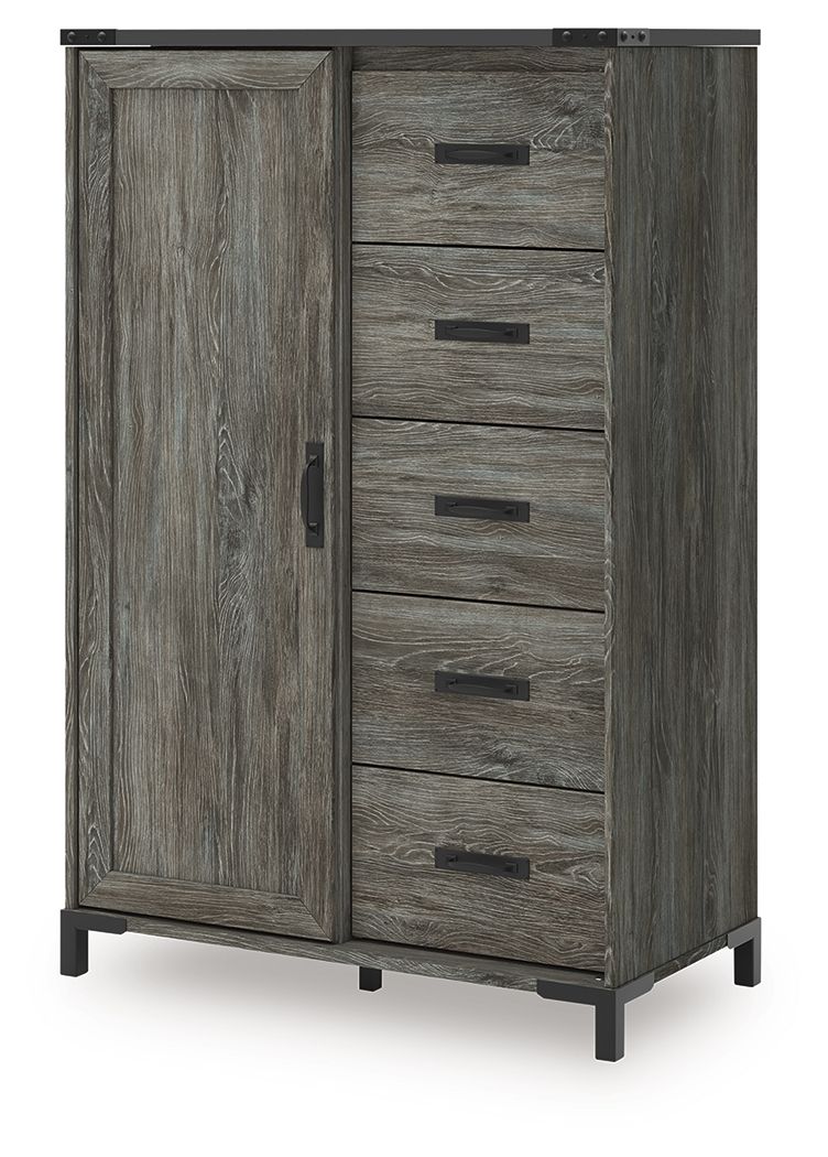 Frandern - Bookcase Panel Bedroom Set With Storage - R&R Furniture Gallery (Fountain Valley, CA)