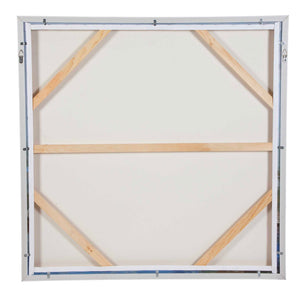 Lush Valley - Framed Canvas - Light Blue