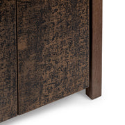 Classic Home Glendale 4-door buffet in toasted chestnut wood with sleek design and ample storage space.