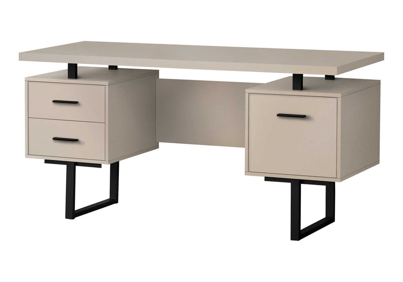 Computer Desk For Home Office, Laptop, Left, Right Set - Up, Storage Drawers, Contemporary & Modern - R&R Furniture Gallery (Fountain Valley, CA)