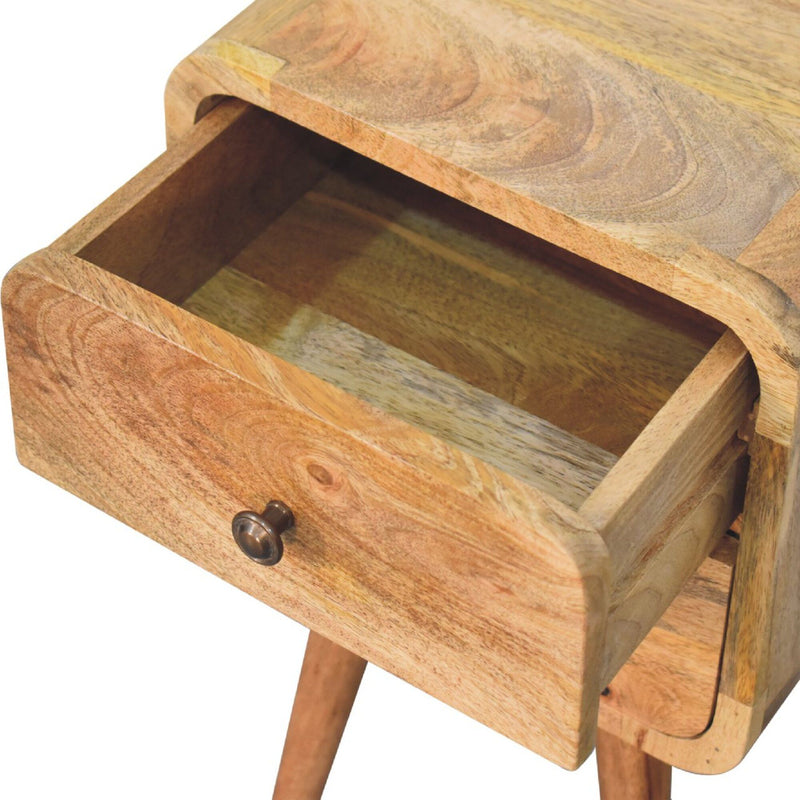 Curved Nightstand, - R&R Furniture Gallery (Fountain Valley, CA)