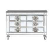 Varian - 34" Server - Mirrored & Antique Platinum - R&R Furniture Gallery (Fountain Valley, CA)