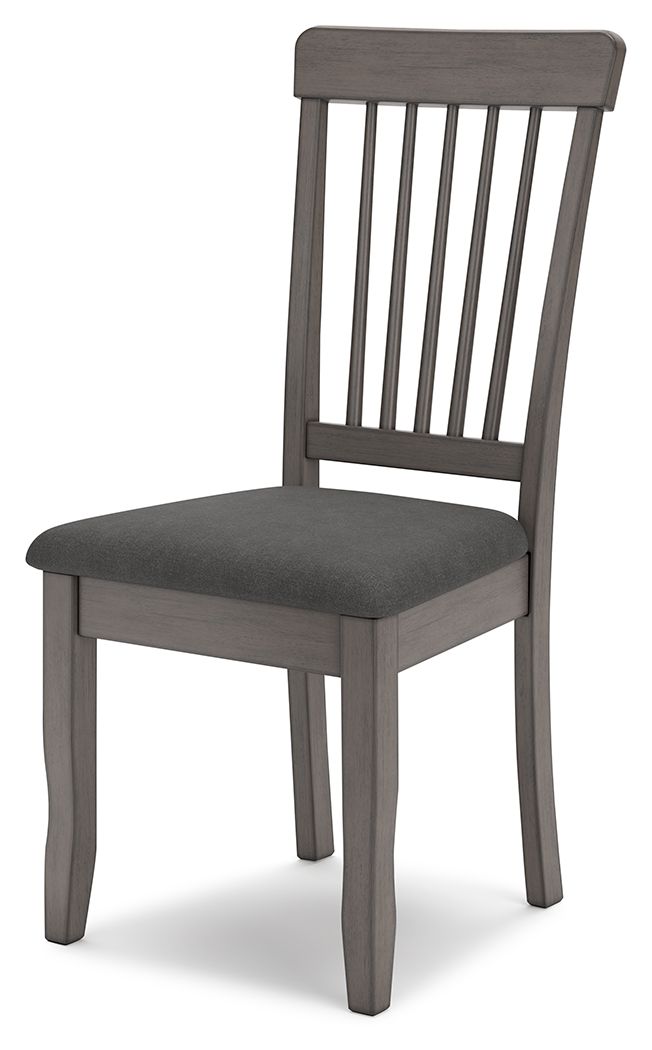 Shullden - Dining Room Side Chair (Set of 2) - Gray - R&R Furniture Gallery (Fountain Valley, CA)