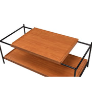 Oaken - Coffee Table - Honey Oak & Black - R&R Furniture Gallery (Fountain Valley, CA)
