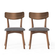 Mid Century Upholstered Dining Chairs (Set of 2) - R&R Furniture Gallery (Fountain Valley, CA)