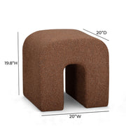 Desi - Woven Fabric Ottoman - R&R Furniture Gallery (Fountain Valley, CA)