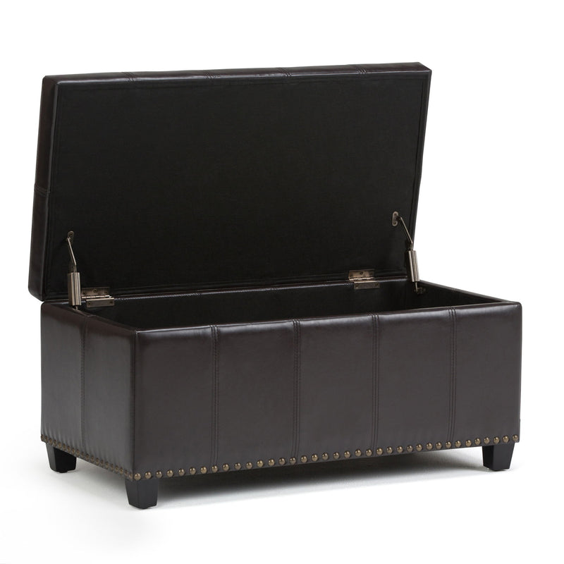 Amelia - Transitional Storage Ottoman Bench - R&R Furniture Gallery (Fountain Valley, CA)