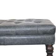 Buffalo - Ottoman With Castor Legs - R&R Furniture Gallery (Fountain Valley, CA)